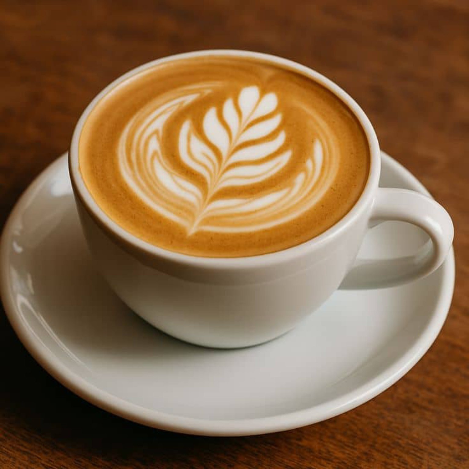 Latte coffee